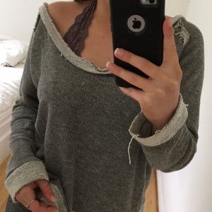 Free People Beach Distressed Sweater